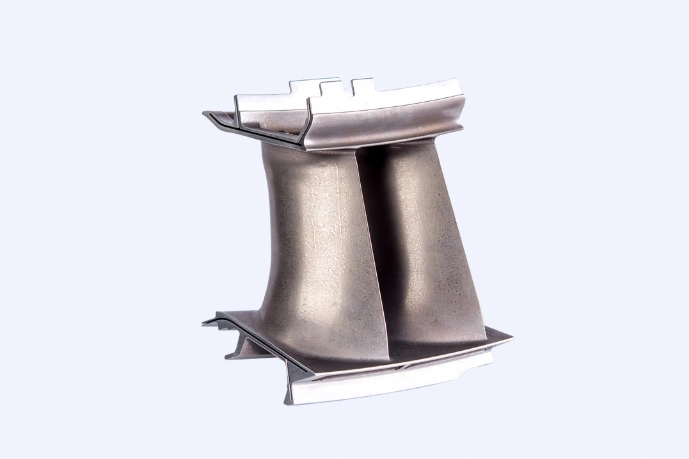 単結晶ガイドブレードの成形と多連統合鋳造技術の準備